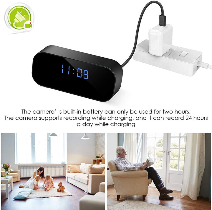 Mini WiFi Clock Camera